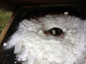 Using granulated sugar in the winter